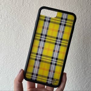 Wildflower Case - Yellow Plaid iPhone 8 *PLUS*